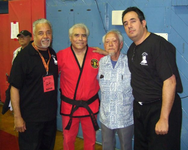 Great friends, Sifu James Garner, Prof. Carlos Navarro and GM Ming Lum 